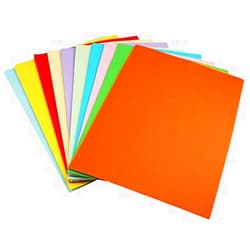 IEIDidactics™ Vibhuti Crafts Coloured A4 Papers (Pack of 100, Ideal for printing, arts & craft, school projects, scrapbooking)