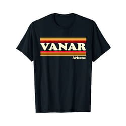 Classic Vanar, AZ Souvenir Vintage 1980s Graphic Style Vanar, Arizona T-Shirt
