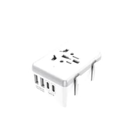 TESSAN Universal Travel Adapter, TESSAN Worldwide Plug Adaptor with 2 USB C & 2 USB A Ports, All-in-one International Travel Essentials Charger Outlet for US to Europe EU UK AUS (Type C/G/A/I)