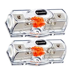 InstallGear 4 Gauge Mini ANL Fuse Holder with 120A Fuse (2-Pack) | for 4 Gauge Wire | Auto Parts, Automotive, Marine, Industrial | Inline Fuse Holders