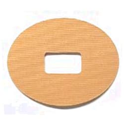 GrifGrips Oval Sports Adhesive Patch for Dexcom G6 - Pack of 20 in Tan