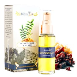 HalleluYAH Anointing Oil from Israel - Frankincense & Myrrh Anointing Oil from Jerusalem | Total Amount 1oz Anointing Oil Made in Israel