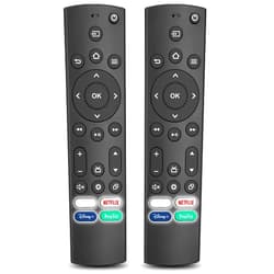 Angrox Replacement for Insignia-Toshiba-Fire-TV-Remote-Control, Universal Remote for LG/VIZIO/Samsung/Roku/TCL Smart TVs【Pack of 2】
