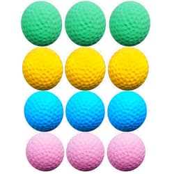 GINFH Cat Golf Balls for Indoor Cats Toy Ball Kitten Toys Interactive Cat Ball Sponge Foam Sponge Soccer Balls (Mixed)