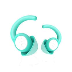 OLINS KAKO Ear Plugs for Sleeping Noise Cancelling 2 Pairs Noise Reduction Earplugs for Sleep Soft Silicone Hearing Protection Earplug for Snoring Work Construction Noise Sensitive WH-Green