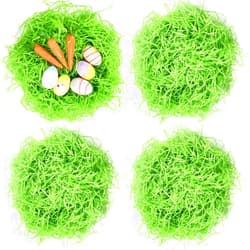 Cleacloud 1/2 LB Easter Grass Basket Filler Recyclable Paper Shred for Easter Basket Filler Creative Eggs Decor Gift Wrap Crinkle & Filler Paper