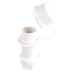 BOXOB Cooler Drain Plug Kit for Igloo, Threaded Drain Plug with Plastic Tethered Cap for Cooler Replacement Parts and Accessories Anti-Leak Compatible with Igloo 50-165 Qt(White)