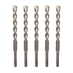 Sabre Tools 5-Pack 5/8 Inch x 8 Inch SDS Plus Rotary Hammer Drill Bits, Carbide Tipped for Brick, Stone and Concrete (5/8” x 6