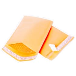 Abankey Small Padded Envelopes 3x5 - Pack of 20 - Bubble Yellow Kraft Bag Mailers - Mailing Envelopes - Small Bubble envelopes - Yellow Pouch