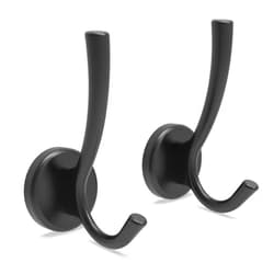 Ant Mag Magnetic Coat Hooks Strong Magnet Wall Double Hooks for Hanging Coats Jackets Robes Backpacks Bags Hats Keys Mugs Cups Towels
