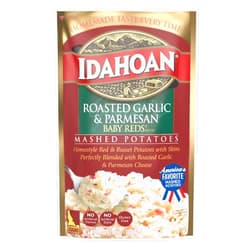 Idahoan Mashed Potatoes, Baby Reds with Roasted Garlic and Parmesan, 4.1 Ounce (Pack of 10)
