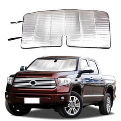TongSheng The Original Windshield Sun Shade for Toyota Tundra 2007 2008 2009 2010 2011 2012 2013 2014 2015 2016 2017 2018 2019 2020 2021 Car Windshield Reflective Sunshade Protector Sun Shade Accessories