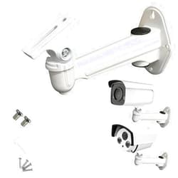 USIDAE Universal CCTV Security Camera Mounting, IP Camera Bracket, Aluminum Alloy Indoor Outdoor Wall Ceiling Mount Holder Stand Monitor Rotary Bracket (1 Set) (1 Pack)