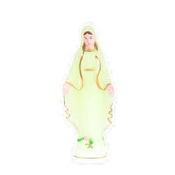 SHRCMHWQRCDJ Catholic Mary Statue Madonna Handmade Virgin Mary Statue Jesus, for Desktop Home Decorative Ornaments 6.5cm (Color : 1)