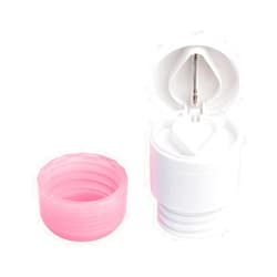 Shintop Pill Cutter Grinder, 3-in-1 Multifunctional Round Tablet Splitter Crusher for Medicine Or Vitamin (Pink)