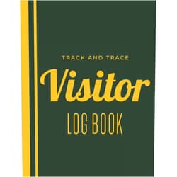 Imani Ebner Press Track And Trace Visitor Log Book: Large Staff Signing In And Out Book & Contact Tracing Register To Record Date, Name, Reason For Visit, Phone, Time In & Out And Sign For Business