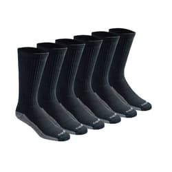 Dickies Men's Dri-Tech Original Moisture Control Crew Socks, Available in M-XXL (6, 12, 18 Pairs)