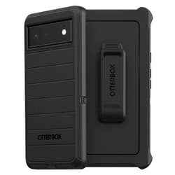 OtterBox Defender Series Case for Google Pixel 6 (Only) - Holster Clip Included - Microbial Defense Protection - Non-Retail Packaging - Black