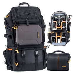 TARION Pro 2 Bags in 1 Camera Backpack Large with 15.6