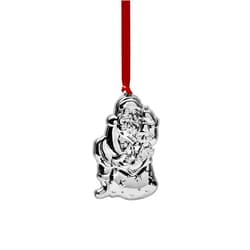 Wallace 2023 Sterling Santa Ornament, 7th Edition