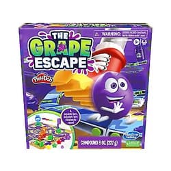 Hasbro Gaming Grape Escape Board Game for Kids Ages 5 and Up, Fun Family Game with Modeling Compound