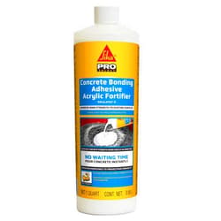SIKA SikaLatex R Concrete Adhesive Glue - Acrylic Admix for Enhanced Bonding in Portland Cement Mortar & Concrete - Freezing/Thaw Resistant - 1 Quart