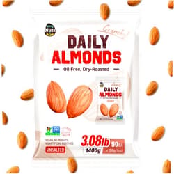 Daily nuts and Fruits - Daily Almonds/Roasted Almonds/Almonds 28g / 50 packs/Dry Roasted/Unsalted/Non - GMO/Gluten free/No Artificial additives/Low carb/On-the-Go/Family Snack