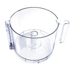 Vanshly DLC-005AGTX,14-Cup Food Processor Work Bowl Compatible with Cuisinart Tritan DLC-7 & DFP-14，NOTE:This bowl features 2 tabs on the top rim of the workbowl