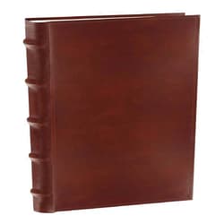 Pioneer Photo Albums CLB-257/BN 200-Pocket European Bonded Leather Photo Album for 5 by 7-Inch Prints, Brown
