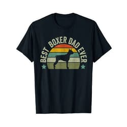 Fathers Day Gifts Dog Dad Shirts Clothing Co Mens Best Boxer Dad Dog Owner Shirt, Fathers Day Funny Doggy T-Shirt