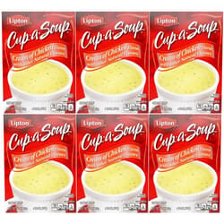 Lipton Cup-A-Soup Cream of Chicken, 2.4 Ounce (Pack of 6)