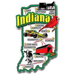 Classic Magnets Indiana Jumbo State Magnet by Classic Magnets, 2.5