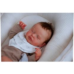 Pinky Reborn Baby Dolls 20inch Boys Realistic Newborn Baby Silicone Full Body Baby Handmade Doll Adorable Vinyl Soft Body Weighted Reborn Toddler Toy for Age 3+