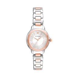 Emporio Armani Women's Three-Hand Two-Tone Stainless Steel Watch (Model: AR11643)