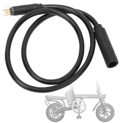 Watris Veiyi 9 Pin E-Bike Motor Extension Cable, Female to Male Electric Bike Wire, Waterproof E-Bike Cable Conversion Kit, Wheel Motor Extension Cable for E-Bike(1.5x600mm)