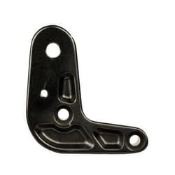 Hebie SB-verpackt, Adapter für Zur Befestigung von 0618 an Fahrrädern mit Disc-Aufnahme IS2000, INKL. Befestigungsschrauben, Lieferung ohne Ständer, Schwarz Unisex Adult, Black, One Size