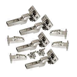 Blum CLIP top BLUMOTION Soft-Close Hinges, 110 degree, Self closing, Face Frame, with Mounting Plates (Inset - 4 pack)