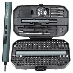 STREBITO Electric Screwdriver 155 in 1 Mini Electric Screwdriver Set, Max 5 N.m, 140 S2 Magnetic Bits, 3 Torque Settings, 650mAh Power Screwdriver Cordless Rechargeable, Repair Tool Kit for PC Phone