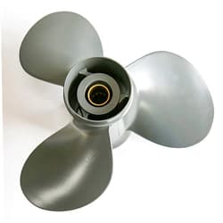 FLISH Aluminum Outboard Propeller OEM 11 3/4 X 10 Fit Honda Engines 35/40/45/50/50A/60HP, 3 Blade 13 Spline Tooth RH, Ref No.58130-ZV5-860ZA