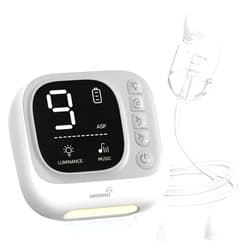 GROWNSY Nasal Aspirator for Baby, Hospital Grade Baby Nose Sucker, Electric Nose Suction with White Noise Function, Powerful 9 Levels Suction Adjustable, 4 Music and 7 Night Light Soothing