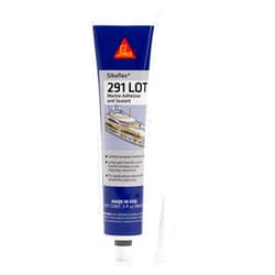 Sikaflex-291 LOT White, General All-Purpose Fast Cure Marine Adhesive and Sealant. Polyurethane Sealant for Boats, 3 fl. oz Tube