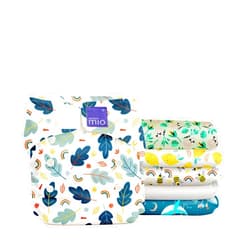 Bambino Mio, Miosolo Classic Reusable Cloth Diapers Set, Adjustable Size (Mixed)
