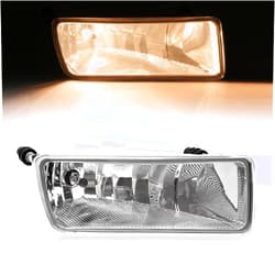 HECASA Fog Light Right Compatible with 2006-2010 Ford Explorer | Explorer Sport Trac Replacement for 6L2Z15200AA FO2595100 Halogen Fog Lamp w/Bulbs Clear Lens Passenger Side