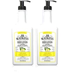 J.R. Watkins Daily Moisturizing Lotion (Lemon Cream) - 18 Ounces (Pack of 2)