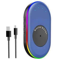 Neises Ultra Slim Mouse Mover with Adjustable Interval Timer, Undetectable & Noiseless Jiggler Simulates Realistic Movement, Driver-Free Shaker for Keeping The PC Active and Secure.