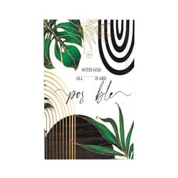 Nowensvatra Boho Abstract Tropical Green Palm Leaf Mid Century Decorative Light Switch Cover 1 Gang Single Toggle Device Electrical Faceplate Switchplates Decorator Outlet Wall Plate for Office Home Decor