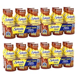 SPLENDA Diabetes Care Shakes - Meal Replacement Shake, Milk Chocolate, 8 Fl Oz (Pack of 24)