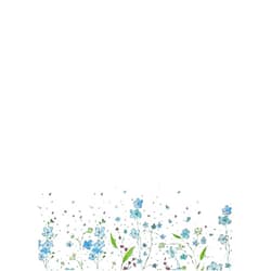 By Peter Pauper Staff (Author, Editor) Blue Flowers (Letter-Perfect Stationery)