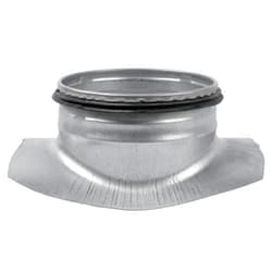 Repa Market Round Saddle Take Off for 10'' Inch Duct - 5'' Outlet Branch Extension - 90 Degree Splitter - Vent Duct Transition - Round Take-Off with Rubber Gasket for Better Fit - HVAC Takeoff Ducting