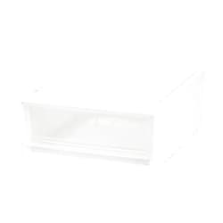 IRIS USA Shallow Box Chest Drawer, White 129770